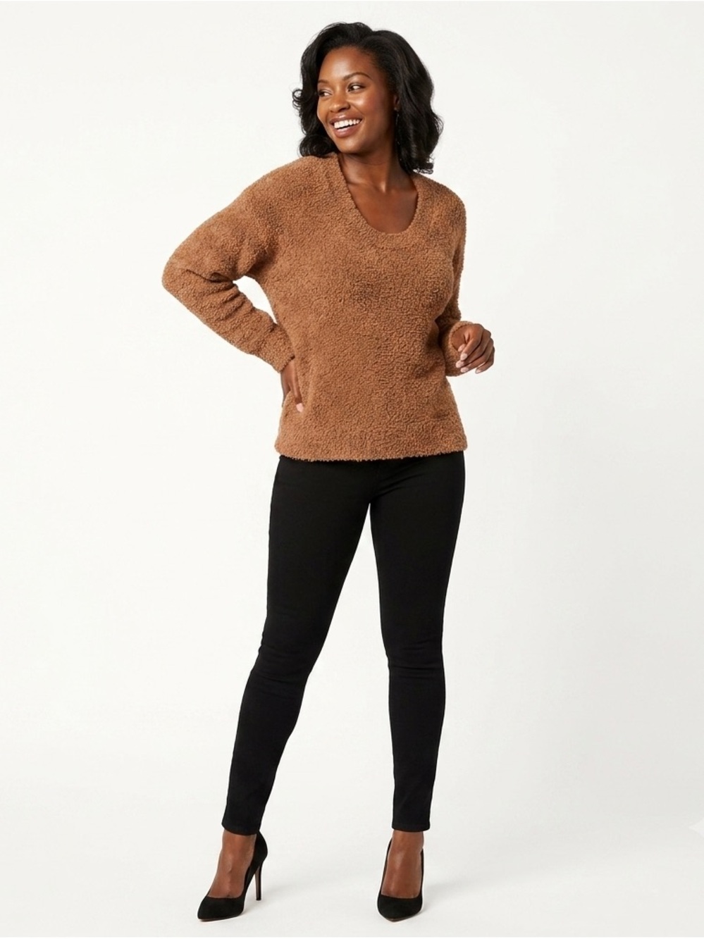 Stars Above Canyon Brown Chenille Feel Sweater XXL